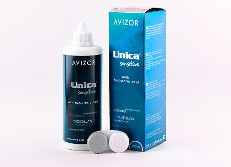 Раствор AVIZOR Unica Sensitive (350 мл) - фото, цена в интернет-магазине Мода-Оптик Архангельск