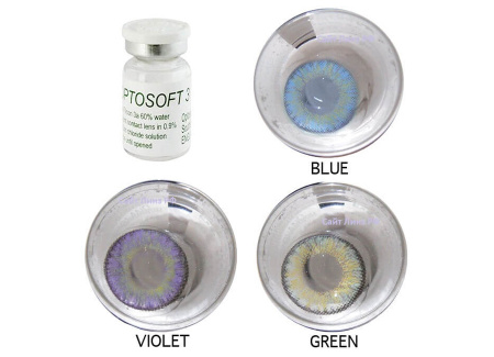 Цветные (оттеночные) контактные линзы Optosoft Colors (1 линза) (Green) - фото, цена в интернет-магазине Мода-Оптик Архангельск