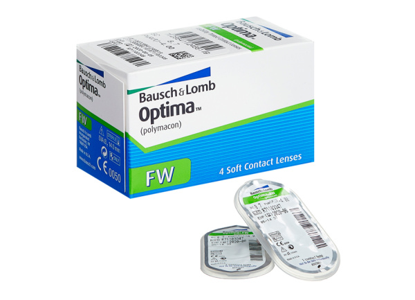 Контактные линзы Bausch & Lomb Optima FW (4 линзы) (8,7) - фото, цена в интернет-магазине Мода-Оптик Архангельск