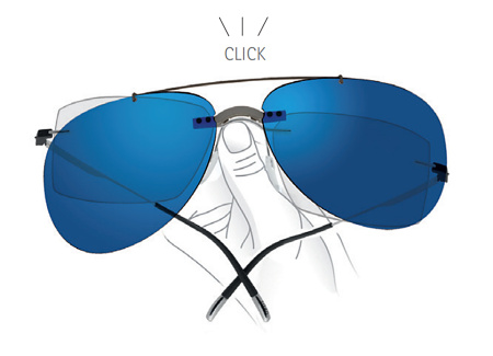 Очки солнцезащитные Silhouette Clip Style Shades 5090 0101A2 - фото, цена в интернет-магазине Мода-Оптик Архангельск
