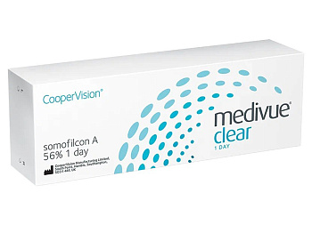 Контактные линзы 1-DAY Medivue Clear (30 линз)