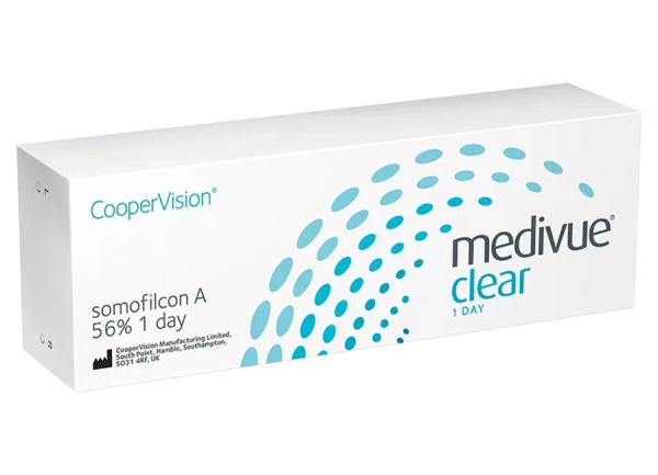Контактные линзы 1-DAY Medivue Clear (30 линз) - фото, цена в интернет-магазине Мода-Оптик Архангельск